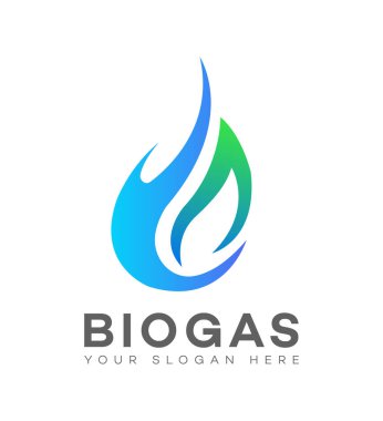 biogaz logosu Sembol Şablonu İmzala