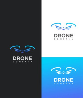 Drone şirketinin logosu Sembol Şablonu İmzala 