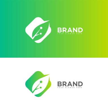 Yeşil teknoloji logosu Sembol Şablonu İmzala 