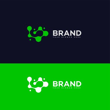Nanoteknoloji logosu Sembol Şablonu İmzala 