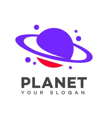Gezegen logo şablonu 