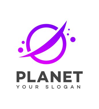 Gezegen logo şablonu 