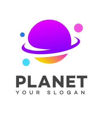 Gezegen logo şablonu 
