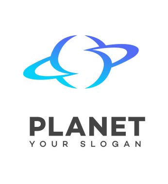 Gezegen logo şablonu 