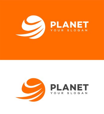 Gezegen logo şablonu 