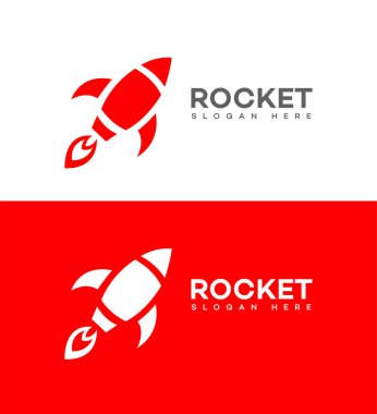 Roket logo şablonu 