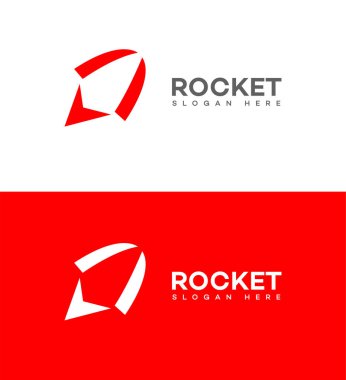 Roket logo şablonu 