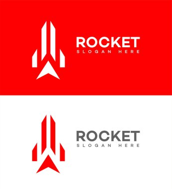 Roket logo şablonu 