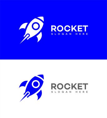 Roket logo şablonu 