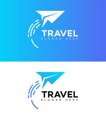 seyahat ve tur logo şablonu