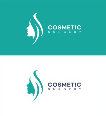 Kozmetik cerrahi logo şablonu