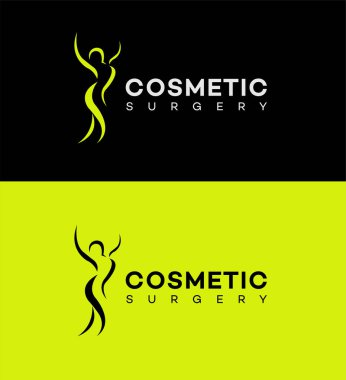 Kozmetik cerrahi logo şablonu