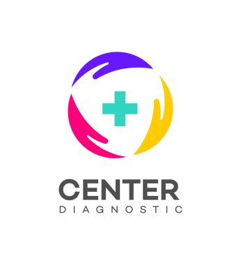 Tanı merkezi logo şablonu