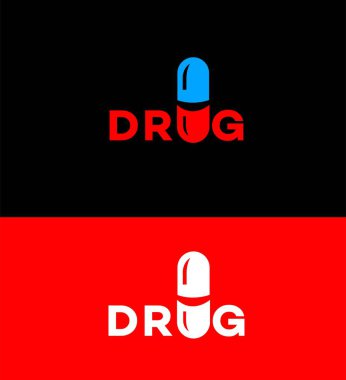 Uyuşturucu logo şablonu