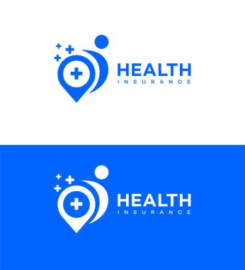 sağlık sigortası logo şablonu