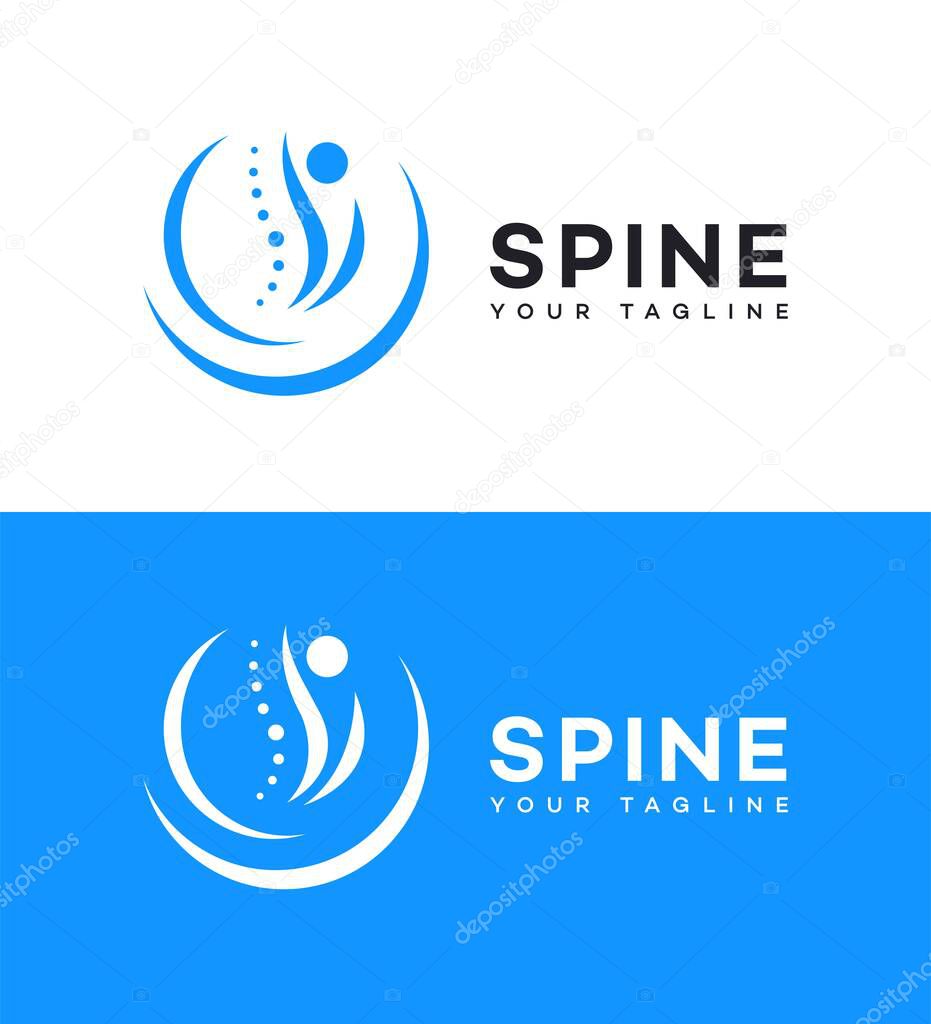Spine logo icon Template
