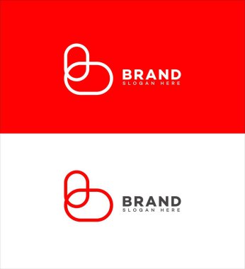 B Harfi Logo Şablonu