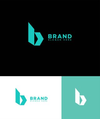 B Harfi Logo Şablonu