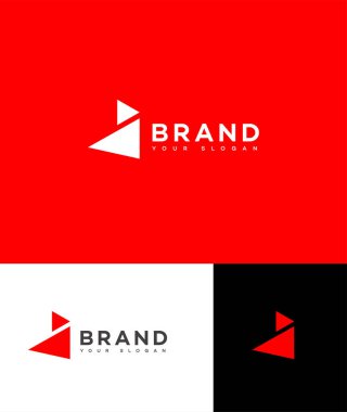 I Harfi Logo Simgesi Kimlik İmza, I Harf Sembol Şablonu  