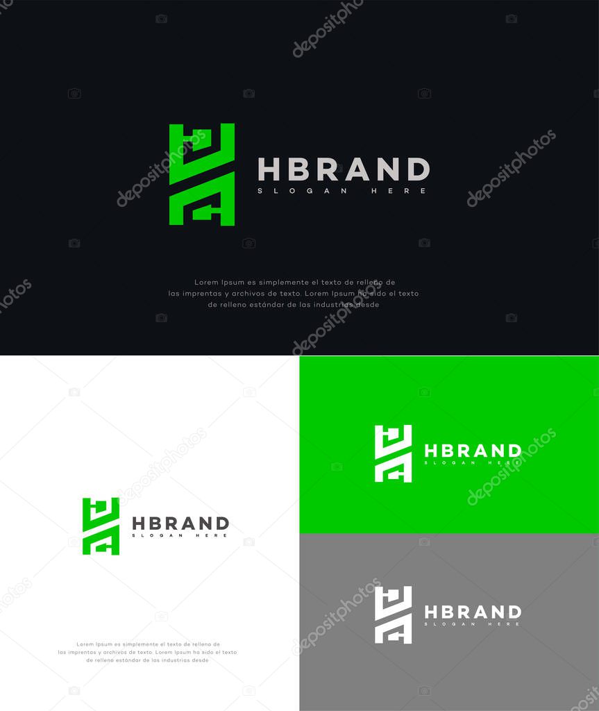 H Letter Logo Icon Brand Identity Sign, H Letter Symbol Template