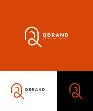 Q Harfi Logo Simgesi Kimlik İmzalaması, Q Harfi Sembol Şablonu