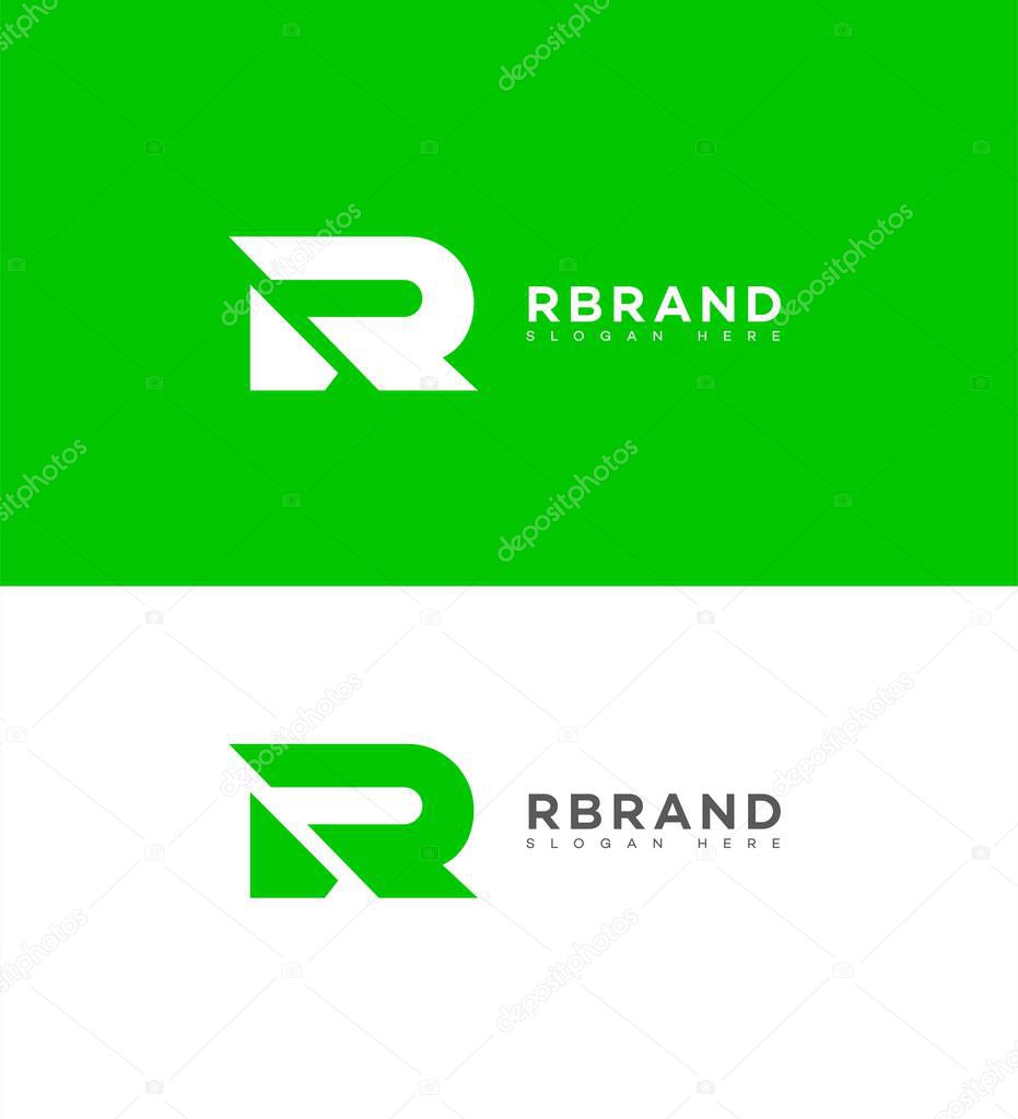 R Letter Logo Icon Brand Identity Sign, R Letter Symbol Template
