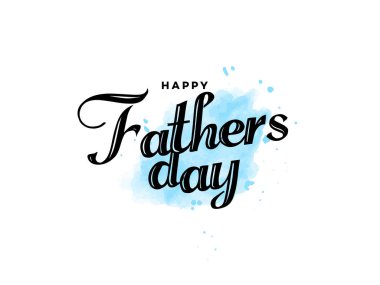 Babalar günün kutlu olsun. Kaligrafi metni