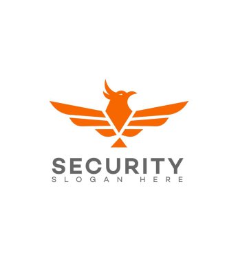Silahlı güvenlik logosu Kimlik İmza Sembol Şablonu  