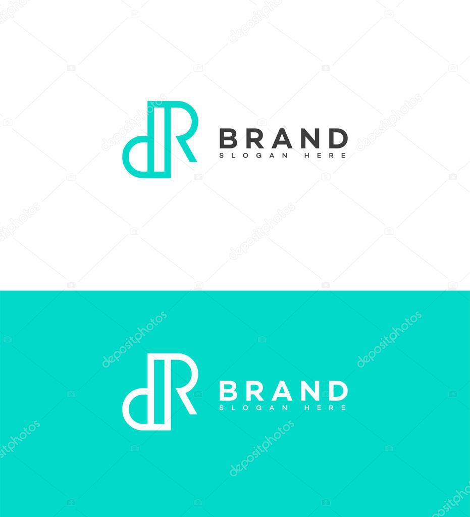 DR, RD Letter Logo Identity Sign Symbol Template