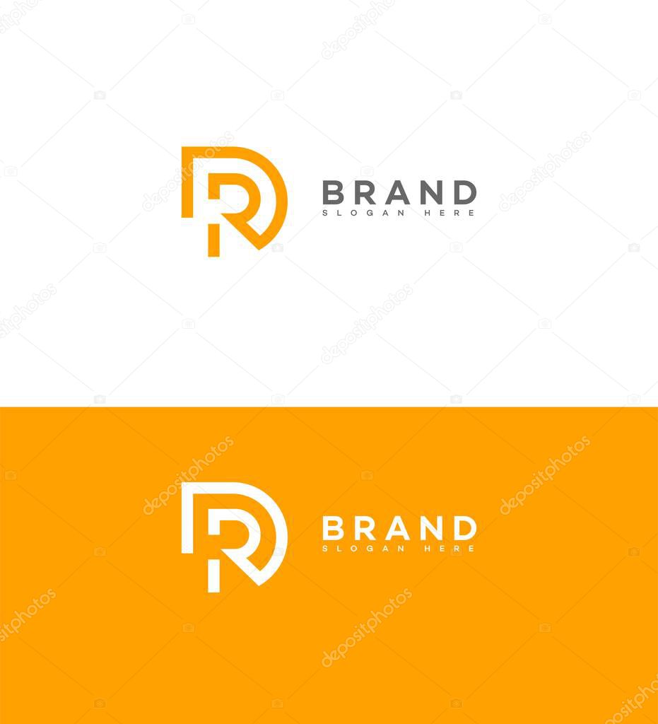DR, RD Letter Logo Identity Sign Symbol Template