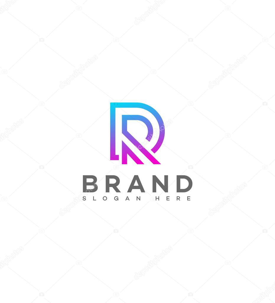 DR, RD Letter Logo Identity Sign Symbol Template