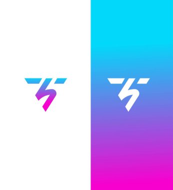 HT, TH Harfi Logo Kimlik İmzalama Sembol Şablonu