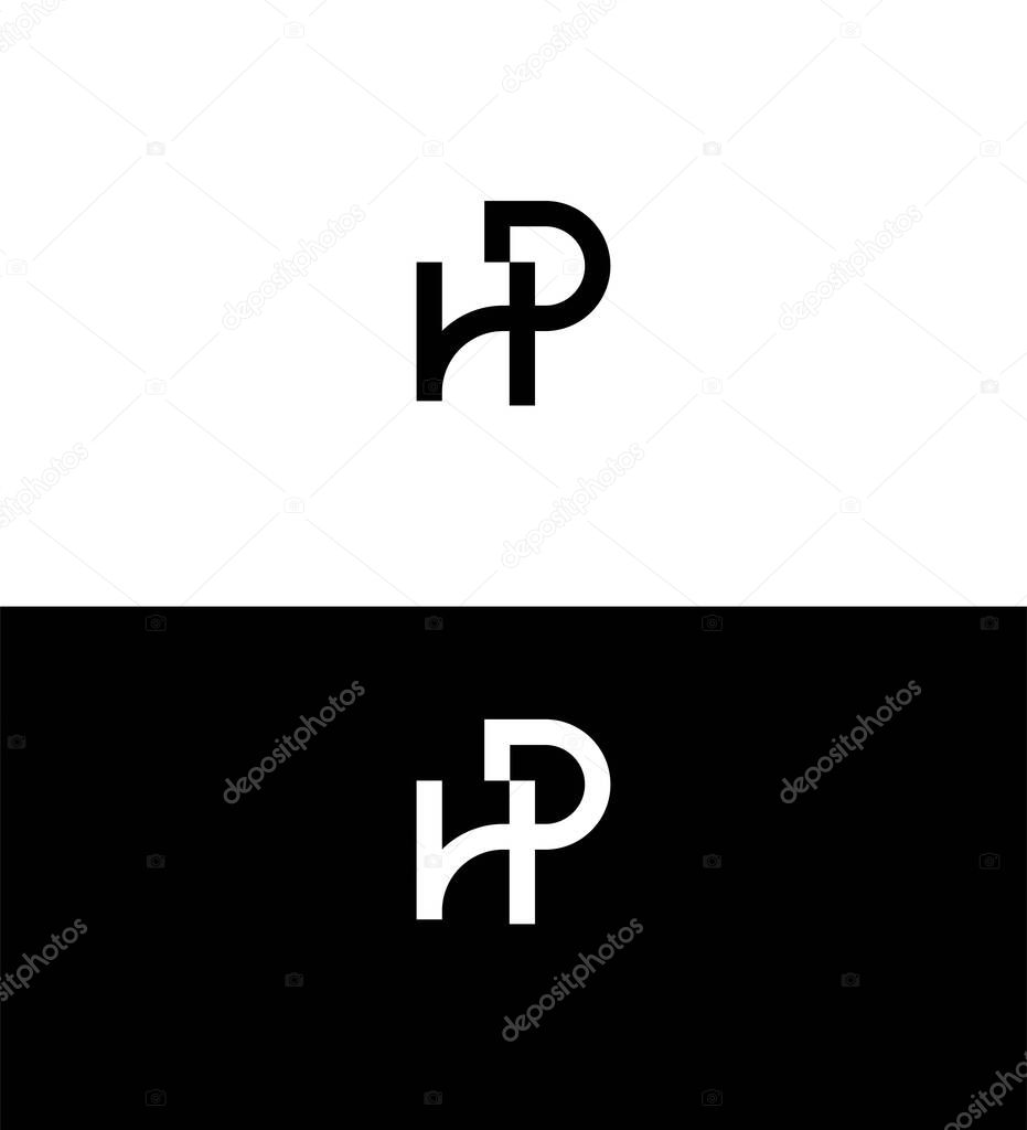 HP, PH Letter Logo Identity Sign Symbol Template