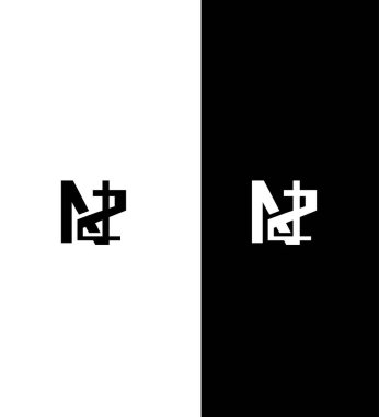 NZ, ZN Harf Logosu Kimlik İmzalama Sembol Şablonu