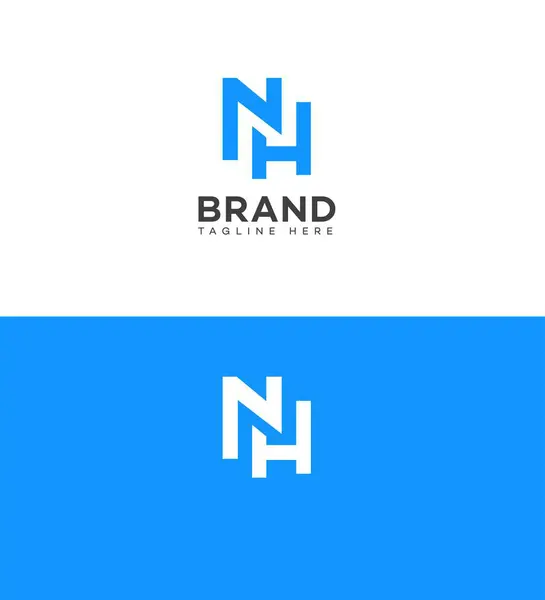 stock vector NH, HN Letter Logo Identity Sign Symbol Template