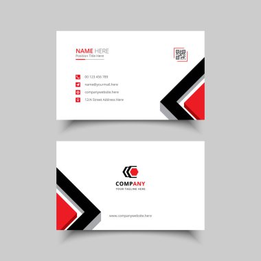 Profesyonel kartvizit tasarım şablonu