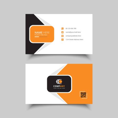 Profesyonel kartvizit tasarım şablonu