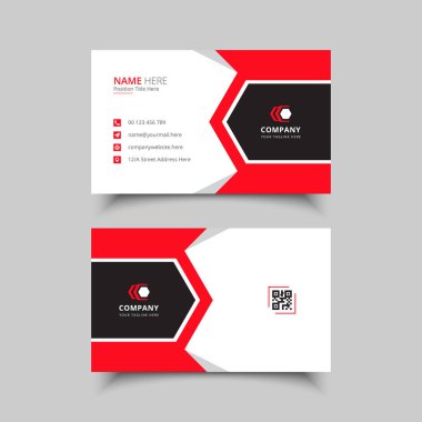 Profesyonel kartvizit tasarım şablonu