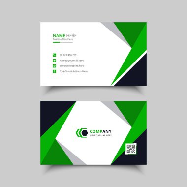 Profesyonel kartvizit tasarım şablonu