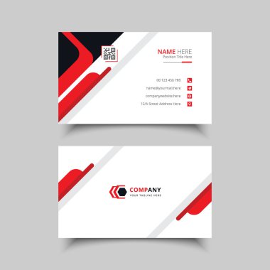 Profesyonel kartvizit tasarım şablonu