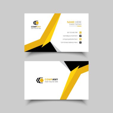 Profesyonel kartvizit tasarım şablonu