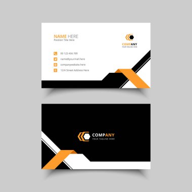 Profesyonel kartvizit tasarım şablonu