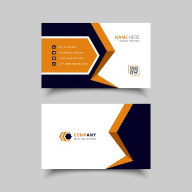 Profesyonel kartvizit tasarım şablonu