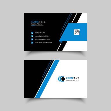 Profesyonel kartvizit tasarım şablonu