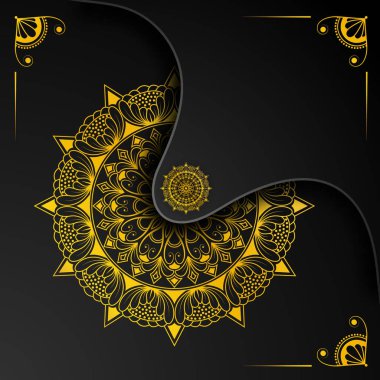 creative luxury mandala background clipart
