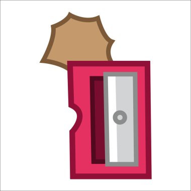 Kalem açacağı beyaz arkaplanda izole edildi