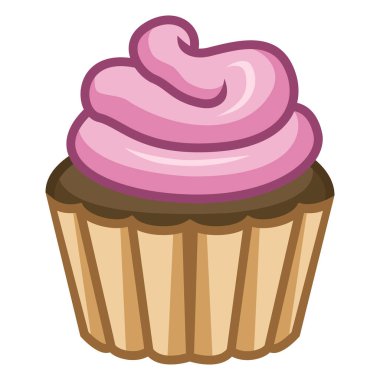 Pembe kremalı enfes kek.