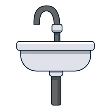 Beyaz arkaplanda leğen