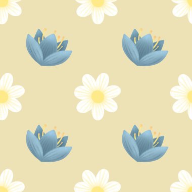 Kusursuz desen simgesi çiçekleri