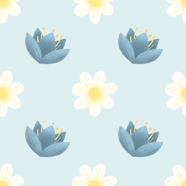 Kusursuz desen simgesi çiçekleri